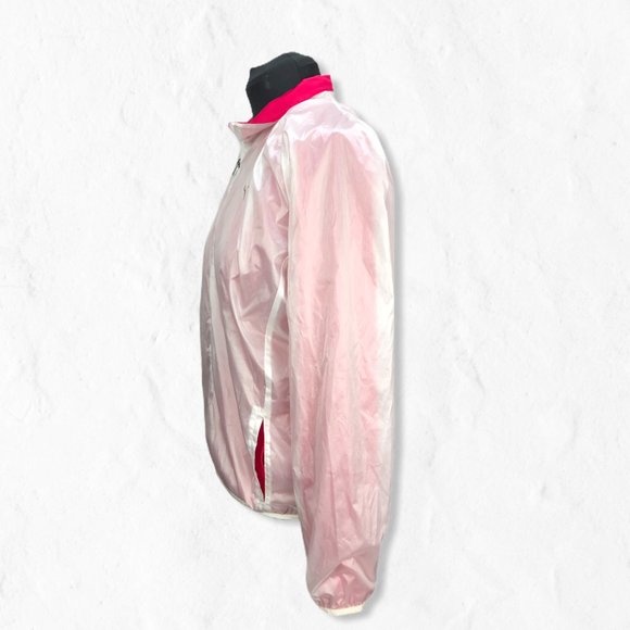 White/Pink Iridescent Puma Windbreaker XL - Picture 6 of 13